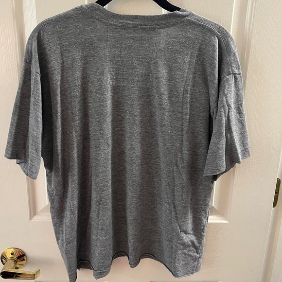 Aviator Nation- Grey Logo Boyfriend Tee - Size XL - Picture 4 of 4